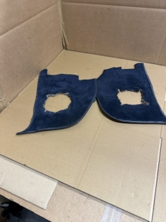 Lautsprecherabdeckung vorne blau Stoff