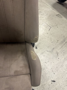 Sportsitz Cabrio Beifahrer Hahnentritt beige