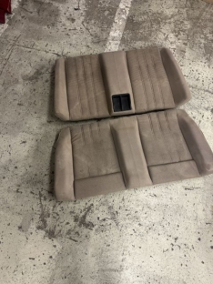 Cabrio Rückbank Hahnentritt beige