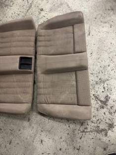 Cabrio Rückbank Hahnentritt beige