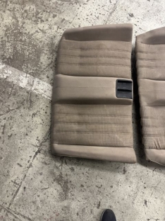 Cabrio Rückbank Hahnentritt beige