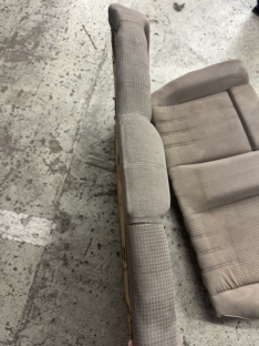 Cabrio Rückbank Hahnentritt beige