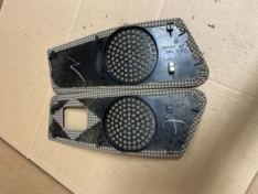 Cabrio Lautprecherabdeckungen hinten Boxenabdeckung beige hahnentritt